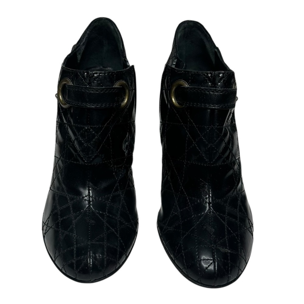 Dior Cannage Black Leather Ankle Booties 38 - Picture 5 of 15
